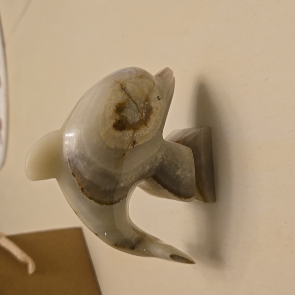 Other - Cream Dolphin Figurine